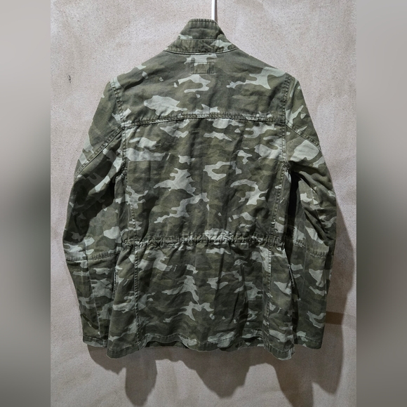 Arizona Women's Jacket Zip Snap Front Camo Camoflauge Jacket Large - Picture 4 of 7